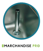 Plonge en Inox sur pied - 1 Bac égouttoir à DROITE - Largeur = 50 cm – Image 3