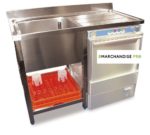 Plonge en Inox pour lave-vaisselle avec 1 bac & égouttoir à DROITE – Image 3