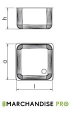 Plonge en Inox pour lave-vaisselle avec 1 bac & égouttoir à DROITE – Image 4