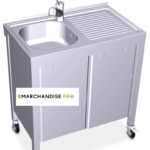 Plonge Autonome Portable-Eau Froide & Chaude avec égouttoir DROIT