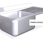 Plonge Inox Suspendue Egouttoir DROIT