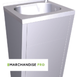 Lave mains en Inox sur pied simple à pédale