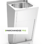 Lave mains en Inox sur pied simple