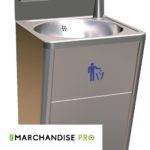 Lave mains en Inox sur pied intégral électronique