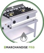 Table centrale en Inox avec étagère basse – Image 4