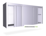 Armoire/Placard professionnel en Inox avec portes coulissantes – Image 3
