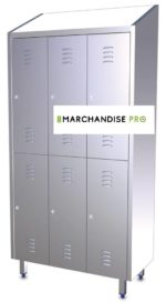 Armoire en Inox de vestiaire - 6 Portes – Image 2