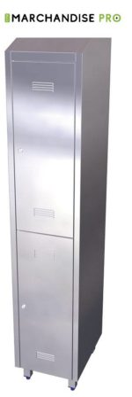 Armoire en Inox de vestiaire - 2 Portes – Image 2
