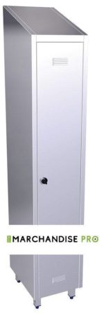 Armoire/Casier en Inox - 1 Porte - Idéal pour produits d'entretien – Image 2
