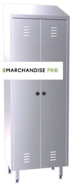 Armoire de Rayonnage Professionnelle en Inox - 2 Portes – Image 4