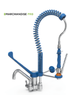 Robinet douchette sur table - 2 Eaux - Levier Unique à coude Extra Bas – Image 2