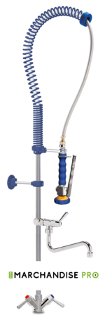 Robinet douchette sur table - 2 Eaux avec col de Cygne - 1/4 de tour – Image 2