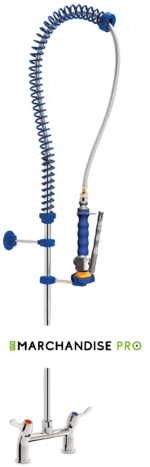 Robinet douchette à Deux entrées - 2 Poignées - 1/4 de tour – Image 3