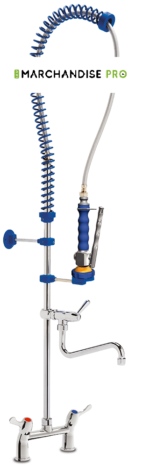 Robinet douchette à Deux entrées - 2 Poignées 1/4 de tour – Image 3