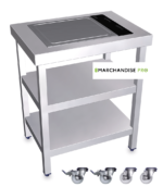 Cuisinière Mobile Professionnelle en Inox - Induction TEPPAN YAKI – Image 2