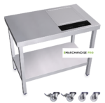 Cuisinière Mobile professionnelle en Inox - Teppan Yaki à DROITE – Image 3