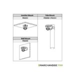 KIT CAMERA VIDEOSURVEILLANCE DAHUA 5MP 4 DÔMES 5MP 50M – Image 2