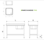 Table adossée de Chef en Inox - Bac à Droite – Image 2