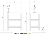 Table en Inox - Découpe Jambon RT-2D – Image 2