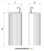Lave Mains INOX Electronique à Colonne renforcée - sur Pied – Image 2