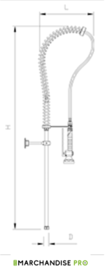 Robinet douchette simple – Image 2