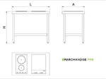 Cuisinière Professionnelle 2 Foyers + Teppan Yaki - Table de cuisson à induction en Inox – Image 2