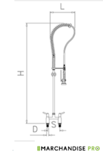 Robinet douchette à Deux entrées - 2 Poignées - 1/4 de tour – Image 2