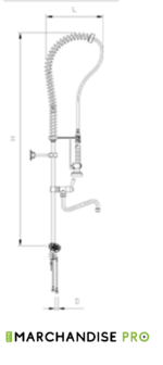 Robinet douchette - 2 Eaux - Col de cygne – Image 3