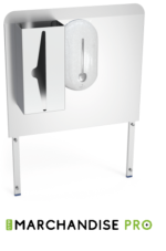 Dosseret postérieur en Inox pour lave-mains autonome avec distributeur automatique de savon