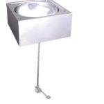 Lave mains mural en Inox à Pédale