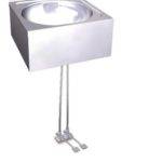 Lave mains mural en Inox - 2 Pédales