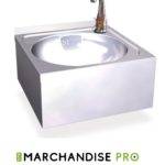 Lave mains mural en Inox électronique