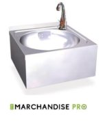 Lave mains mural en Inox électronique