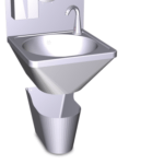 Lave mains intégral mural en Inox électronique