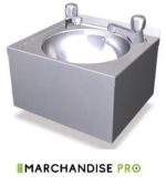 Lavabo XS en Inox - 2 Robinets