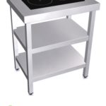 Cuisinière Professionnelle en Inox - 2 Foyers - Cuisson à Induction