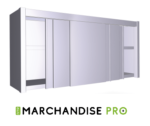 Armoire/Placard professionnel en Inox avec portes coulissantes