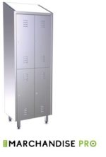 Armoire en Inox de vestiaire - 4 Portes