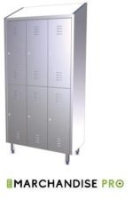 Armoire en Inox de vestiaire - 6 Portes