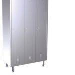 Armoire/Vestiaire en Inox - 3 Portes