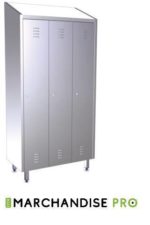 Armoire/Vestiaire en Inox - 3 Portes