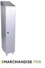 Armoire/Casier en Inox - 1 Porte - Idéal pour produits d'entretien