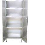 Armoire de Rayonnage Professionnelle en Inox - 2 Portes