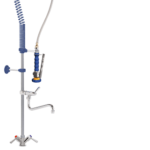 Robinet douchette sur table - 2 Eaux avec col de Cygne - 1/4 de tour