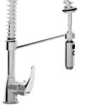 robinet douchette tringle inox