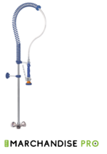 Robinet douchette sur table - 2 Eaux 1/4 de tour