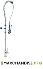 Robinet douchette Inox sur table - 2 Eaux