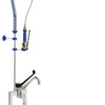 Robinet douchette à Double entrée - 2 Eaux - Mélangeur à coude