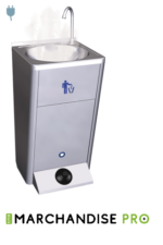 Kit Lave mains autonome en Inox - Eau Chaude 220 V