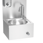 Lave mains mural XS - Distributeur de savon + Dosseret